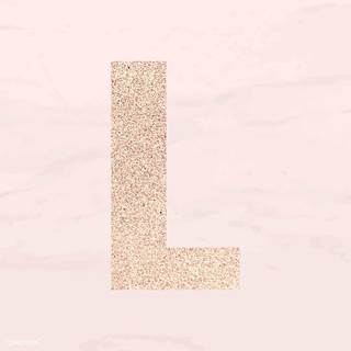 Pink letter L wallpaper