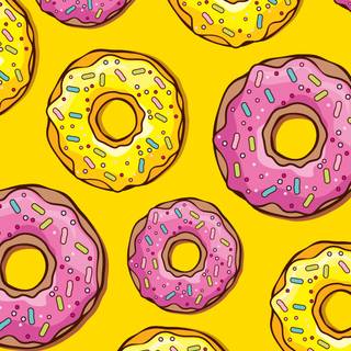 Simpsons donut wallpaper