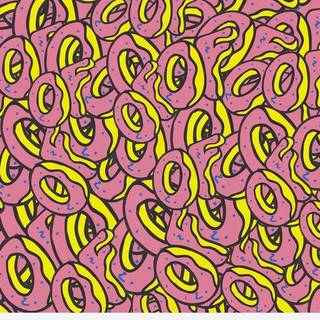 Simpsons donut wallpaper