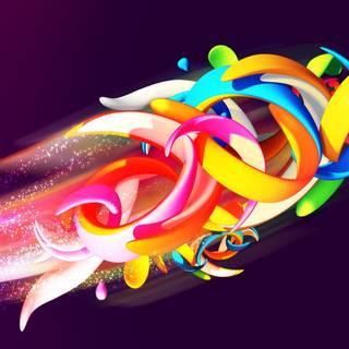 Desktop shape wallpaper