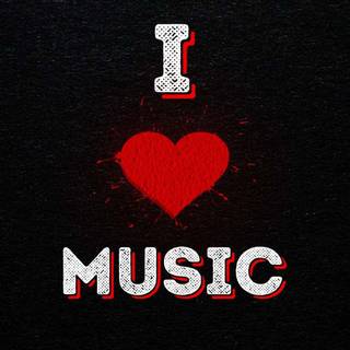 Heart music wallpaper