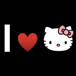 Hello Kitty heart wallpaper