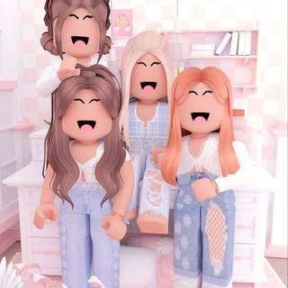 Roblox BFF girls wallpaper