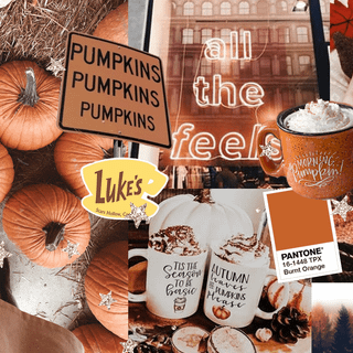 Fall desktop collage wallpaper