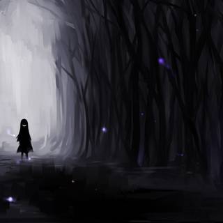 Desktop dark anime wallpaper