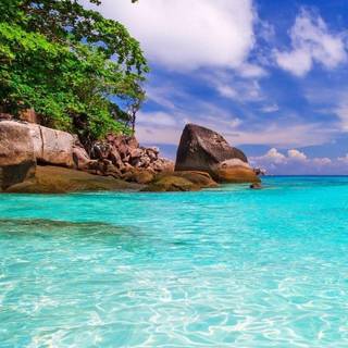 Beach 4k phone wallpaper