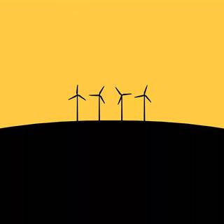 4k orange minimalist wallpaper