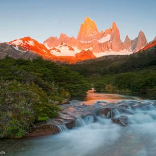 Mountain sunrise 4k wallpaper