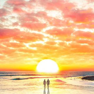 Beach 4k mobile wallpaper