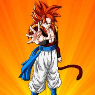 SSJ 4 Gogeta desktop wallpaper
