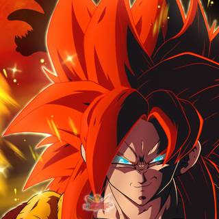 Gogeta SSJ4 4k wallpaper