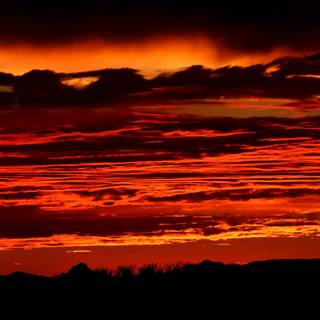 Red sky 4k wallpaper