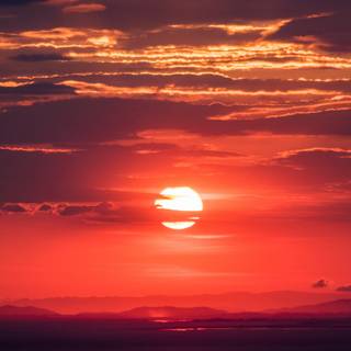 Red sky 4k wallpaper