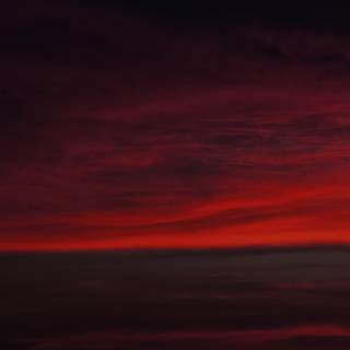 Red sky 4k wallpaper