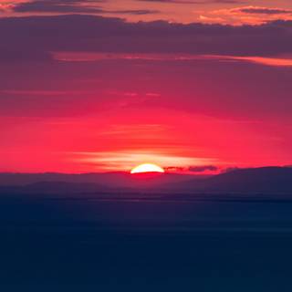 Red sky 4k wallpaper