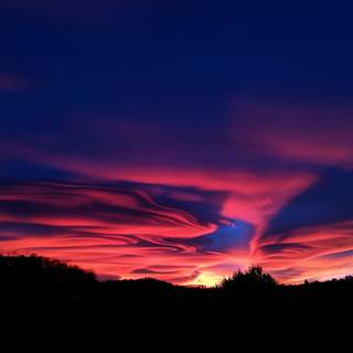 Red sky 4k wallpaper