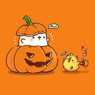 Autumn Molang wallpaper