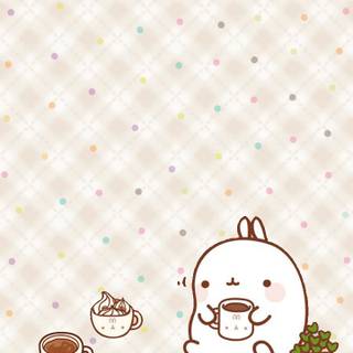 Autumn Molang wallpaper