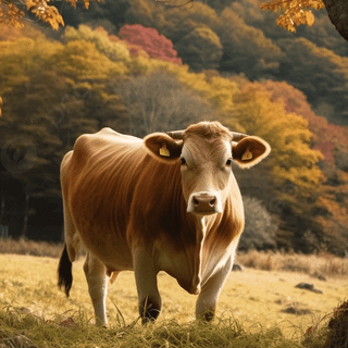 Cow autumn wallpaper