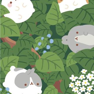 Autumn Molang wallpaper