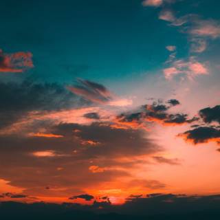 Red sky 4k wallpaper