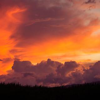 Red sky 4k wallpaper