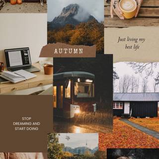 Aesthetic fall phone wallpaper