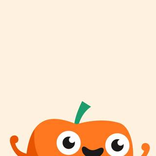 Cartoon autumn fruit wallpaper