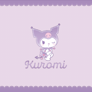 Kuromi purple wallpaper