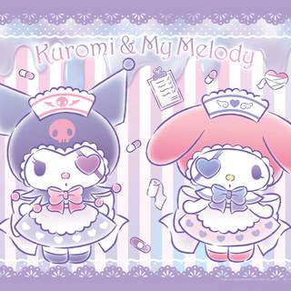 Kuromi purple wallpaper