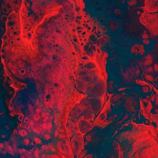 Red liquid wallpaper
