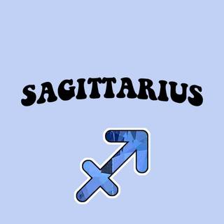 Sagittarius blue wallpaper