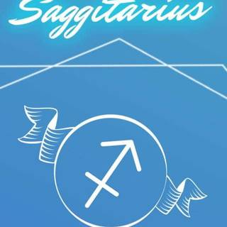 Sagittarius blue wallpaper