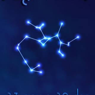 Sagittarius blue wallpaper