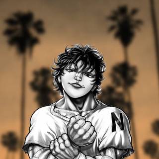 Baki Hanma 4k mobile wallpaper