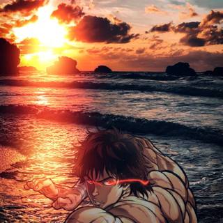 Baki Hanma 4k mobile wallpaper