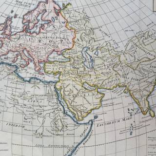 East India map wallpaper