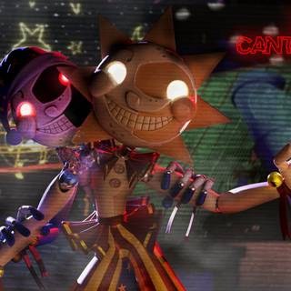 Five Nights At Freddy's Security Breach Sun and Moon wallpaper