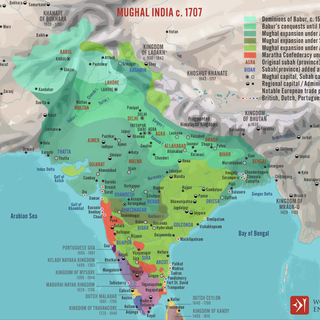 East India map wallpaper