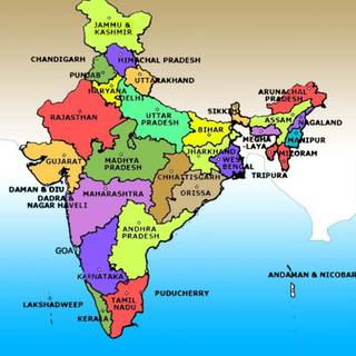 East India map wallpaper