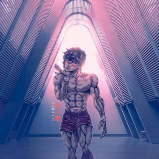 Baki Hanma 4k mobile wallpaper