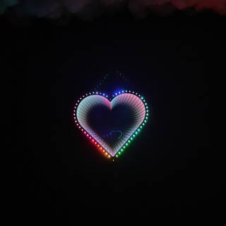 Infinity mirror wallpaper