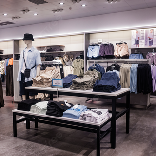 Clothes shop wallpaper