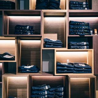 Clothes shop wallpaper