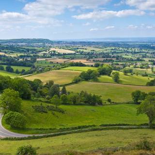 Rural landscape wallpaper
