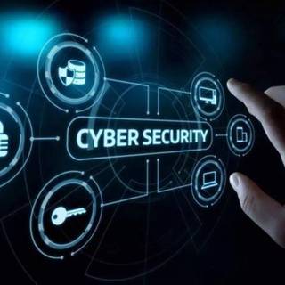 Cyber security 3D wallpaper