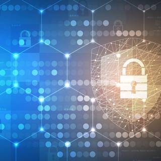 Cyber security 3D wallpaper