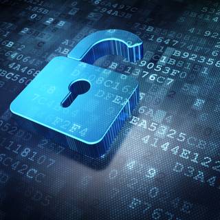 Cyber security 3D wallpaper