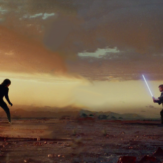 Luke Skywalker vs Kylo Ren wallpaper