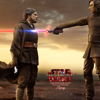Luke Skywalker vs Kylo Ren wallpaper